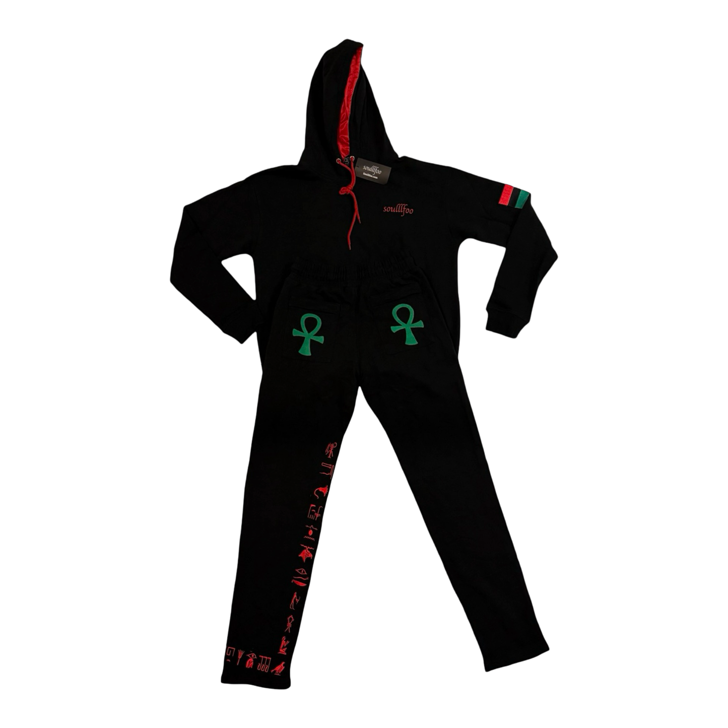 Kemet Pan Africa Sweatsuit Hoodie