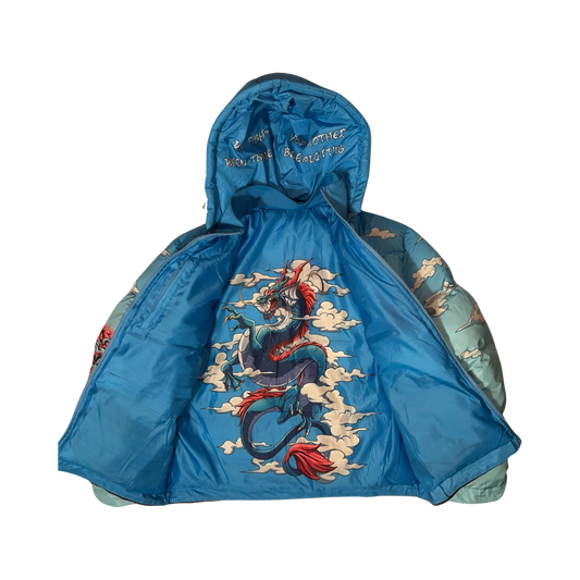 Year Of The Dragon Puffer Jacket