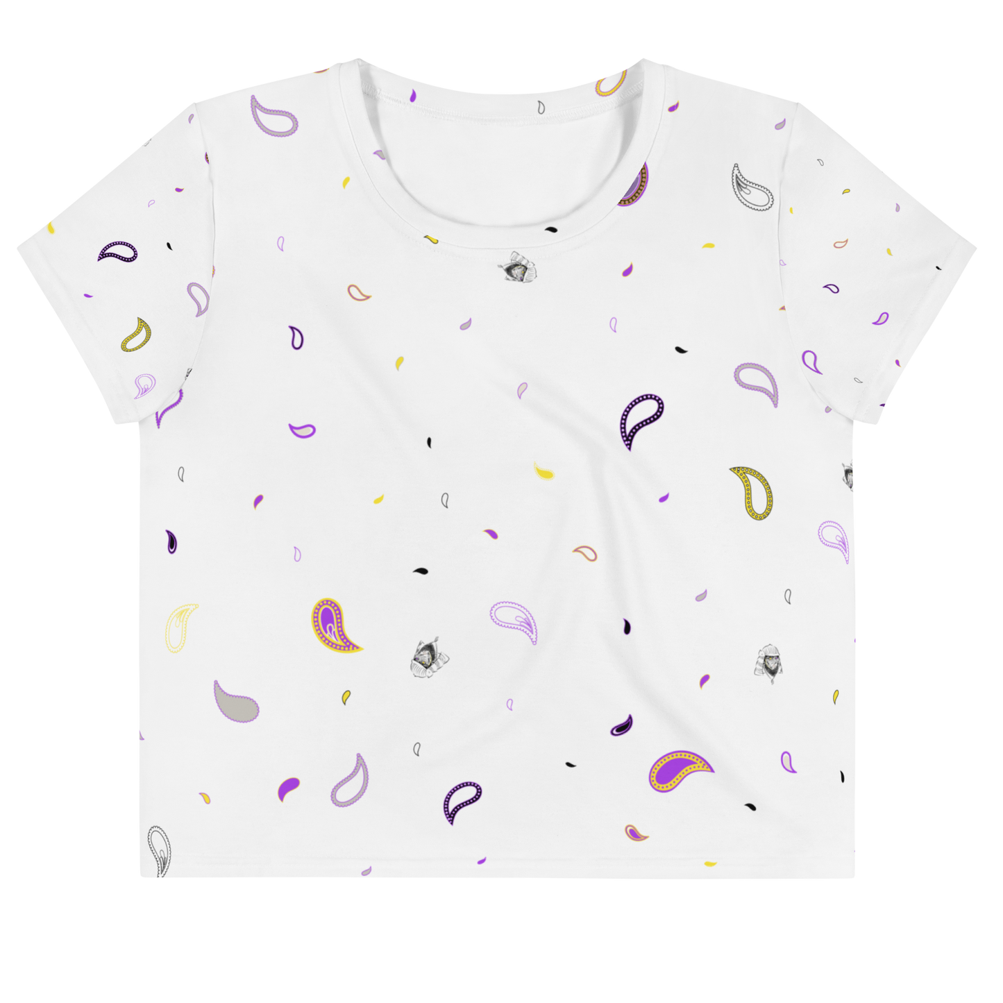 All-Over Print Crop Tee