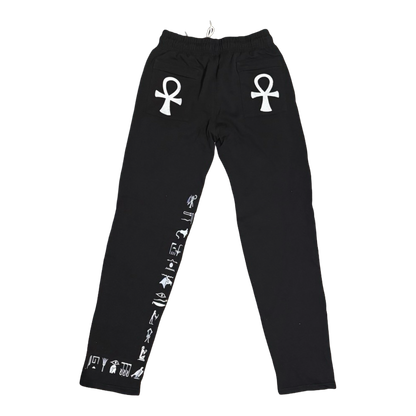 Kemet Sweat Suit Black & White Pants