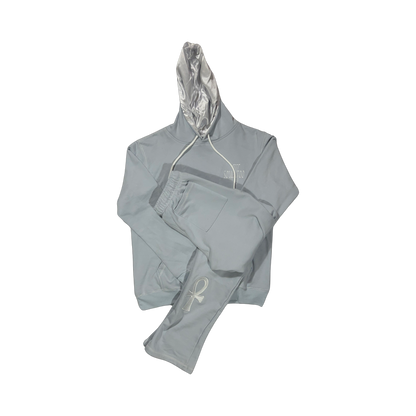 Thrive Pants Light Blue & White