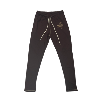 Thrive Pants Dark Brown & Cream