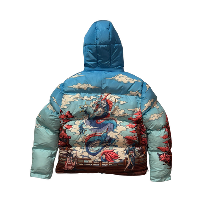 Year Of The Dragon Puffer Jacket